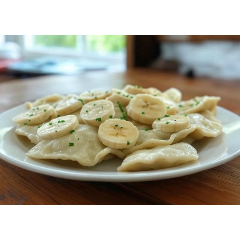 Pierożki z twarogiem i bananem 1kg