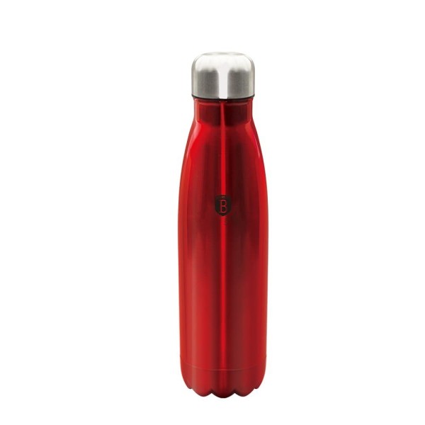Butelka termiczna Berlinger Haus Metallic Line 500ml Burgundy BH-1759 do napojów gorących i zimnych