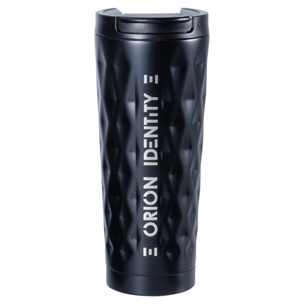 Kubek termiczny ORION 112271 — stalowy 500 ml, czarny, do kawy i herbaty w samochodzie