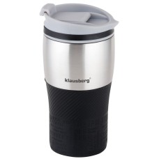 Kubek termiczny Klausberg KB-7625 czarny 320 ml do napojów na wynos