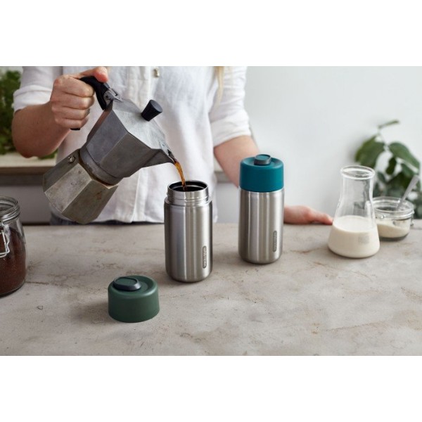 Термочашка для напоїв, BB, Kubek termiczny stalowy morski, 350 мл