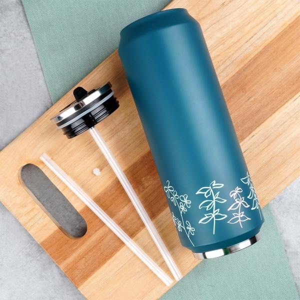 Kubek termiczny Orion LOUKA 700 ml — puszka z ustnikiem i rurką do kawy