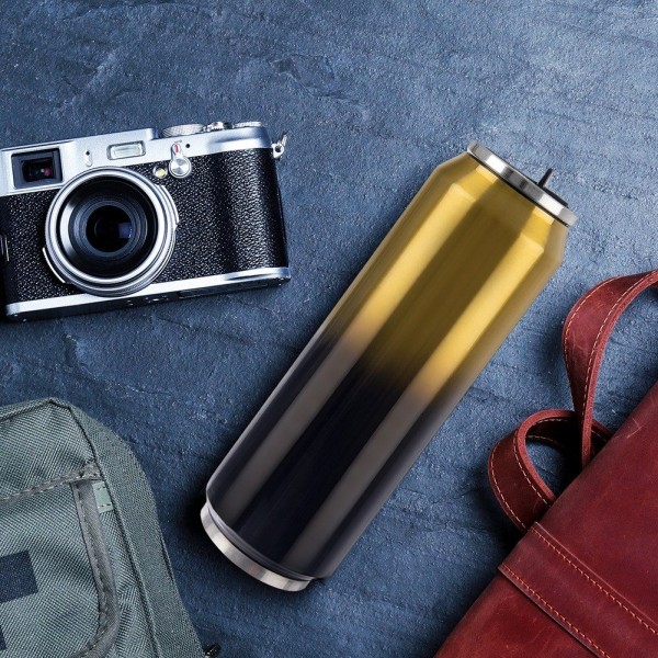 Kubek termiczny Orion PUSZKA GRADIENT 700 ml — z ustnikiem i słomką, na kawę