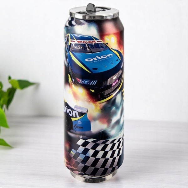 Kubek termiczny Orion WYŚCIG 124823 — 700 ml, z ustnikiem i słomką, do auta