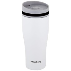 Kubek termiczny Klausberg KB-7619 380ml biały do kawy i herbaty