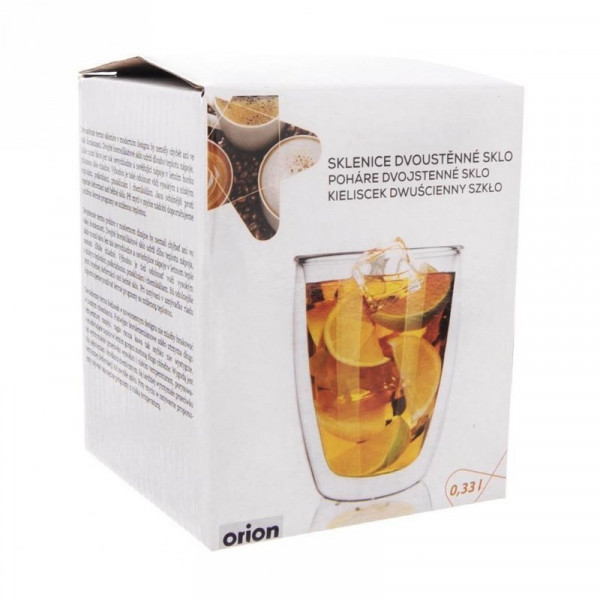 Термосклянка для кави з подвійними стінками 330 мл