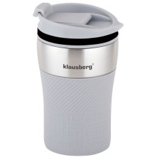 Kubek termiczny Klausberg KB-7622 szary 280 ml - mały do napojów na wynos