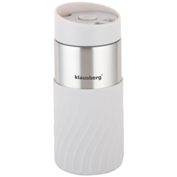 Kubek termiczny Klausberg KB-7632 beżowy 300 ml do kawy i herbaty