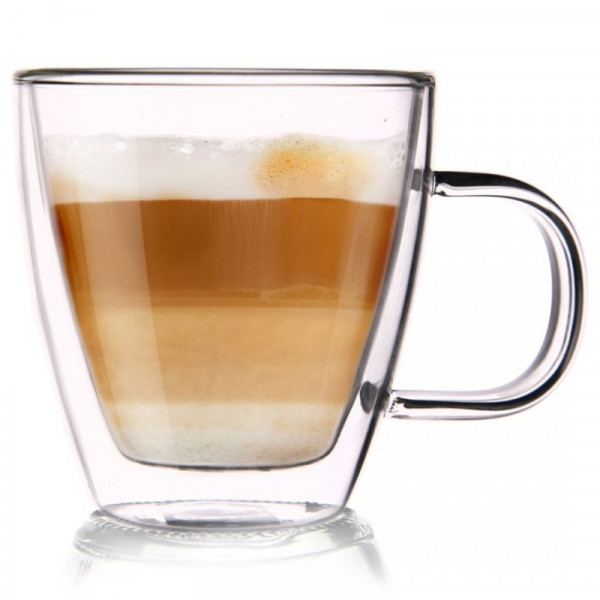 Термосклянка для кави з подвійними стінками 180 мл