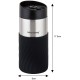 Kubek termiczny Klausberg KB-7629 czarny 300 ml do kawy i herbaty