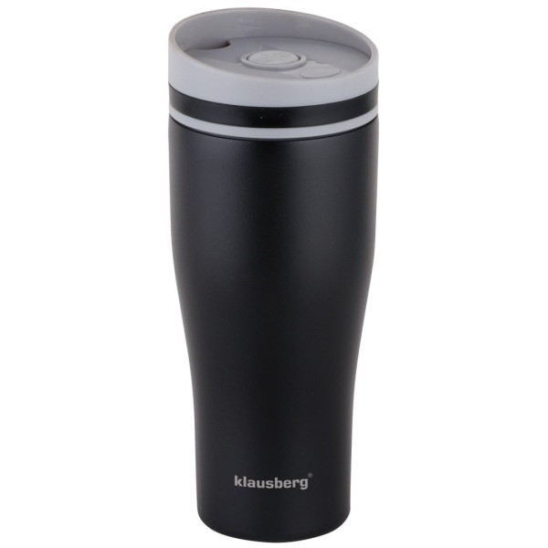 Kubek termiczny Klausberg KB-7617 Czarny 380 ml do kawy i herbaty