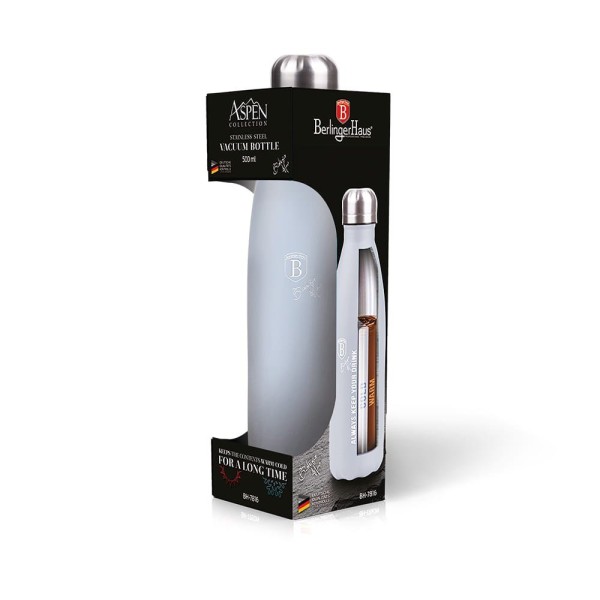 Butelka termiczna Berlinger Haus Aspen Collection 500 ml do napojów gorących i zimnych BH-7816