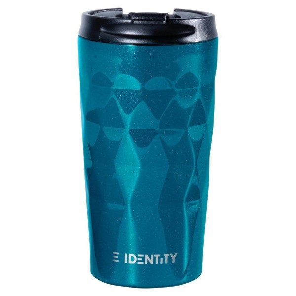 Kubek termiczny ORION 112267 — stalowy 430 ml do auta, na kawę i herbatę, niebieski