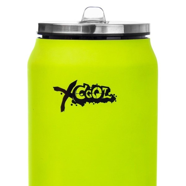 Kubek termiczny Orion PUSZKA 125896 – do szkoły, 500 ml, zielony ze słomką