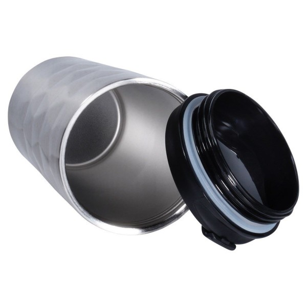 Kubek termiczny ORION 112268 — stalowy 430 ml do kawy i herbaty, do samochodu, srebrny