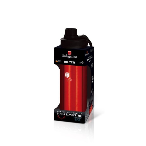 Kubek termiczny Berlinger Haus Burgundy BH-7751 sportowa butelka 540ml do napojów