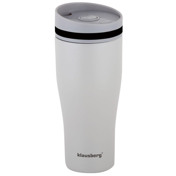 Kubek termiczny Klausberg KB-7620 380 ml beżowy do napojów na wynos