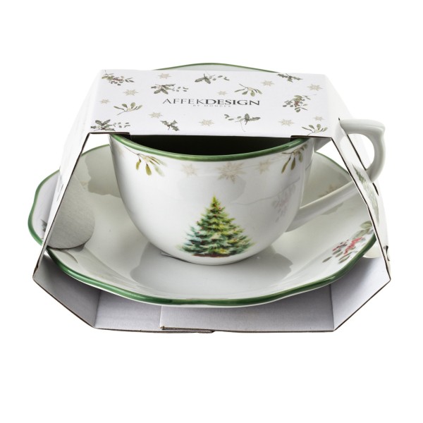 Filiżanka do kawy Santa Lila 220 ml ze spodkiem