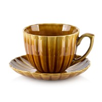 Галузевий посуд, EVIE, чашка з блюдцем Honey, 300 мл для кави та чаю
