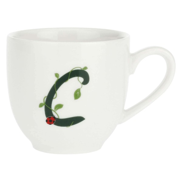 Filiżanka do espresso La Porcellana Bianca Solotua 90 ml wzór C ze spodkiem