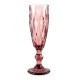 Kieliszki do szampana Elise Pink komplet 6 sztuk