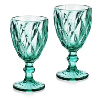 Komplet kieliszków Elise Turquise 6 sztuk 300 ml do wina