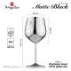 Kieliszki do wina, Berlinger Haus BH-8661 Matte Black Collection — komplet ozdobny