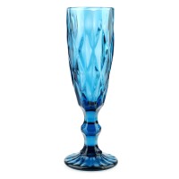 Келихи для шампанського Elise Blue, комплект 6 шт, 180 мл – для святкових тостів