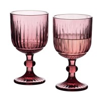 Kieliszki do wina Elise Purple Komplet 4 szt. 350 ml