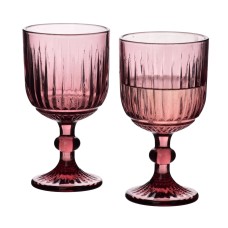 Келихи для вина Elise Purple комплект 4 шт 350 мл, 9x16,4 см