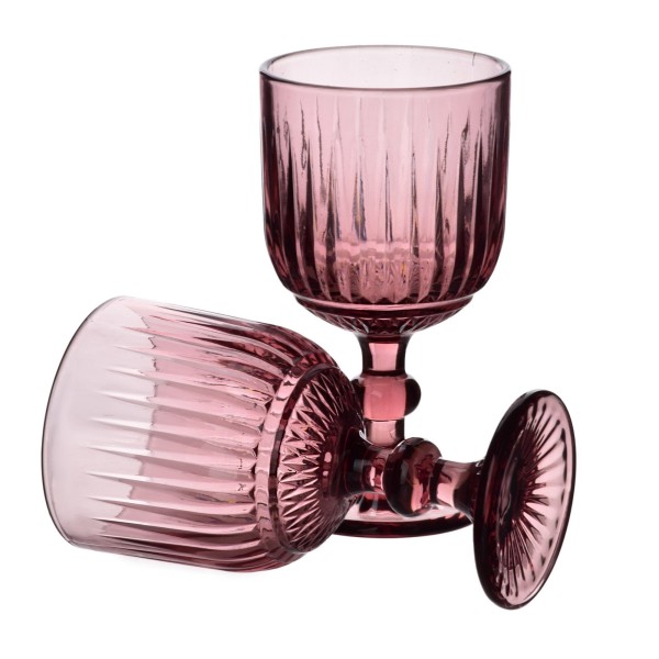 Kieliszki do wina Elise Purple Komplet 4 szt. 350 ml