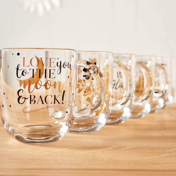 Szklanka Emozione Love You To... 0,4 l do napojów