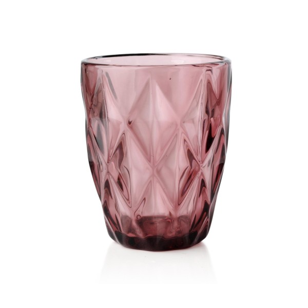 Komplet szklanek Elise Pink 250 ml, 6 sztuk, do napojów