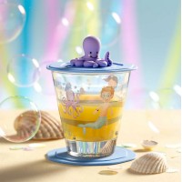 Szklanka Leonardo Bambini Avventura 215 ml z pokrywą i spodkiem do napojów