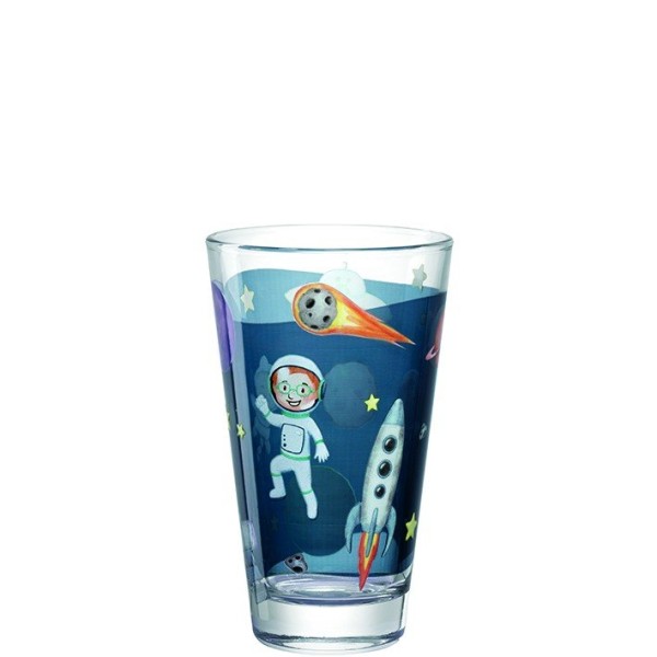 Szklanka do napojów Leonardo Bambini Avventura 300 ml kosmos dla dzieci