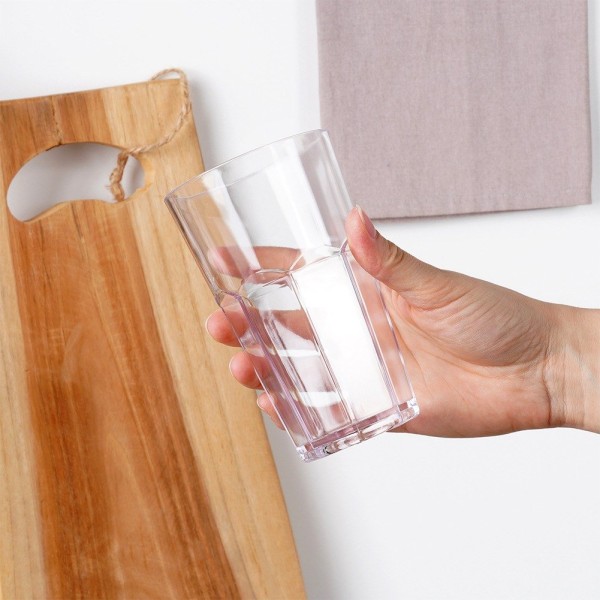 Склянка пластикова VILDE 139804, акрилова 370 мл — міцна для пікніку та вечірок