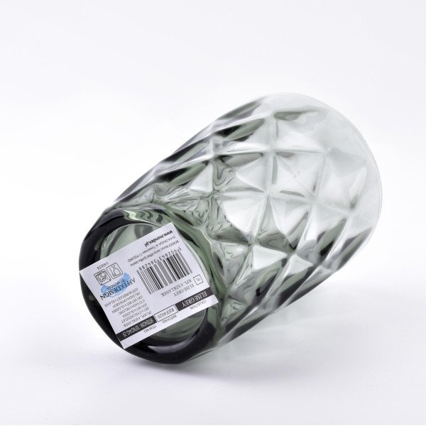 Komplet szklanek Elise Grey 6 sztuk 300 ml do napojów