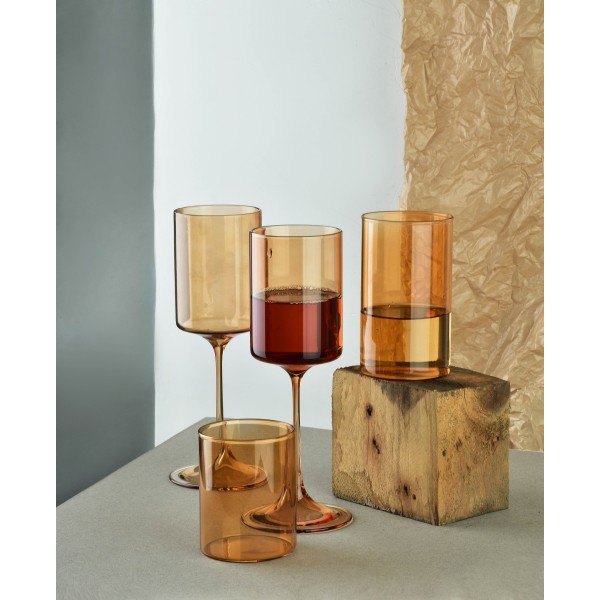 Набір склянок Romane 4 шт, 380 мл, боросилікатне скло для напоїв