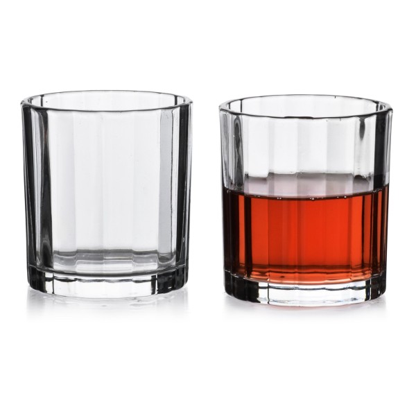 Набір склянок Elise Stripes, 4 шт, 310 мл, прозорі для напоїв