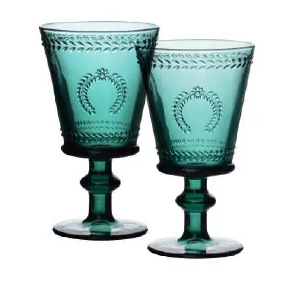 Komplet kieliszków ECILA DARK 280 ml do serwowania napojów 2 sztuki