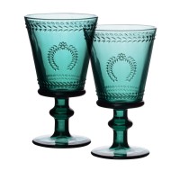 Komplet kieliszków ECILA DARK 280 ml do serwowania napojów 2 sztuki