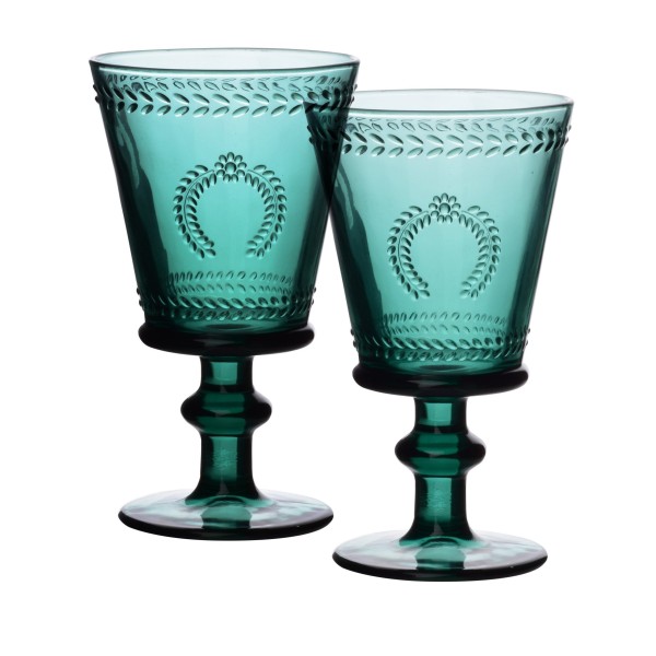 Komplet kieliszków ECILA DARK 280 ml do serwowania napojów 2 sztuki