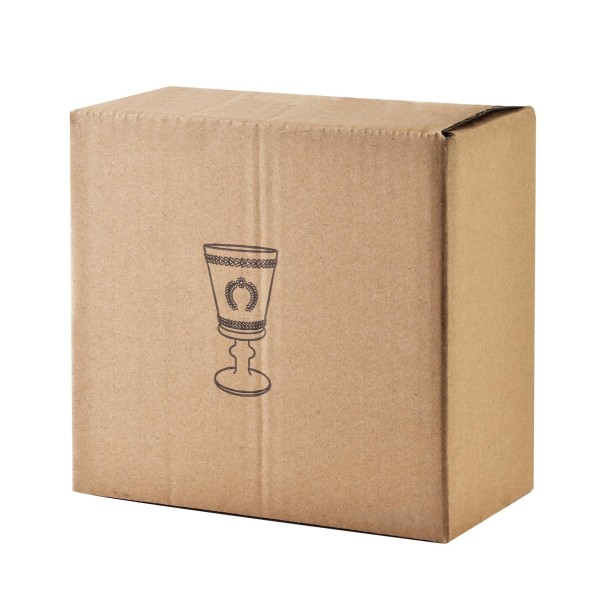 Komplet kieliszków ECILA DARK 280 ml do serwowania napojów 2 sztuki