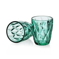 Komplet szklanek Elise Turquise 6 sztuk 250 ml do serwowania napojów