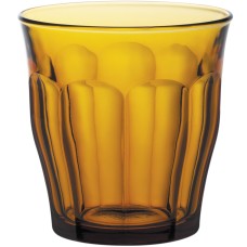 Szklanki Duralex Picardie Amber 310 ml pomarańczowe zestaw 6 sztuk do napojów