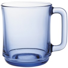 Szklanki z uchem Duralex LYS MARINE 310 ml niebieskie zestaw 6 sztuk do domu