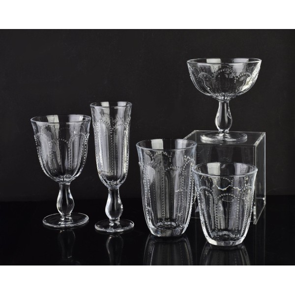 Komplet szklanek DAPHNE 340 ml 4 sztuki do napojów codziennych