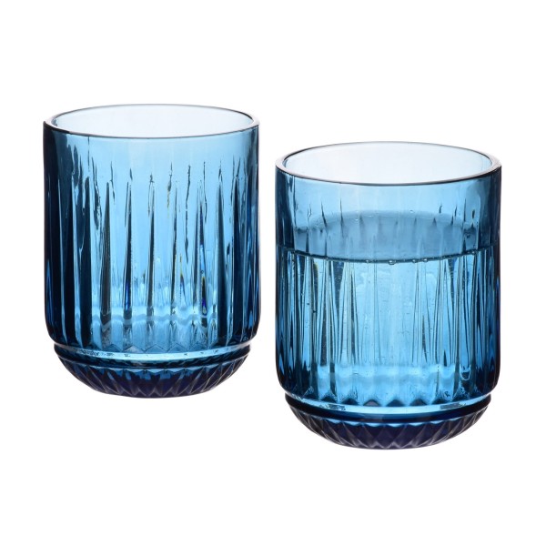Komplet szklanek Elise Blue 4 sztuki 260 ml do napojów