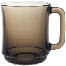 Szklanki Duralex Lys Sepia 310 ml z uchem brązowe do serwowania napojów 6 szt.