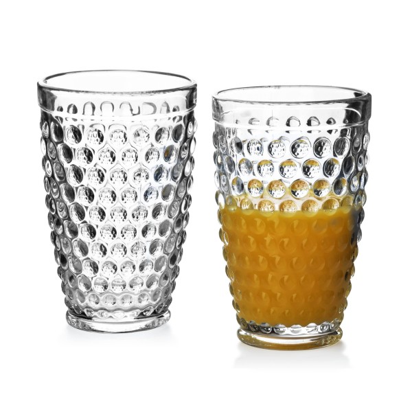 Komplet szklanek Elise Dots 6 sztuk 380 ml do napojów
